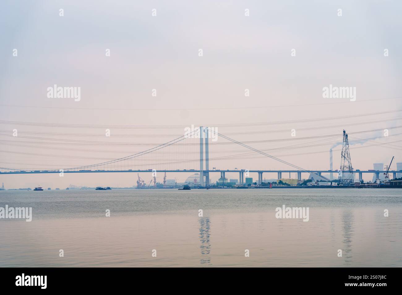 bridge across the water Stock Photo - Alamy
