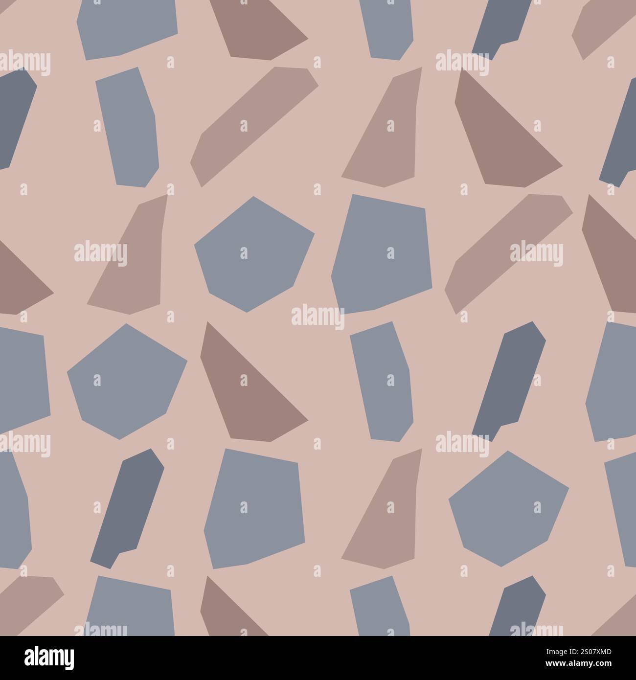 Terrazzo imitation seamless pattern. Realistic marble texture with ...