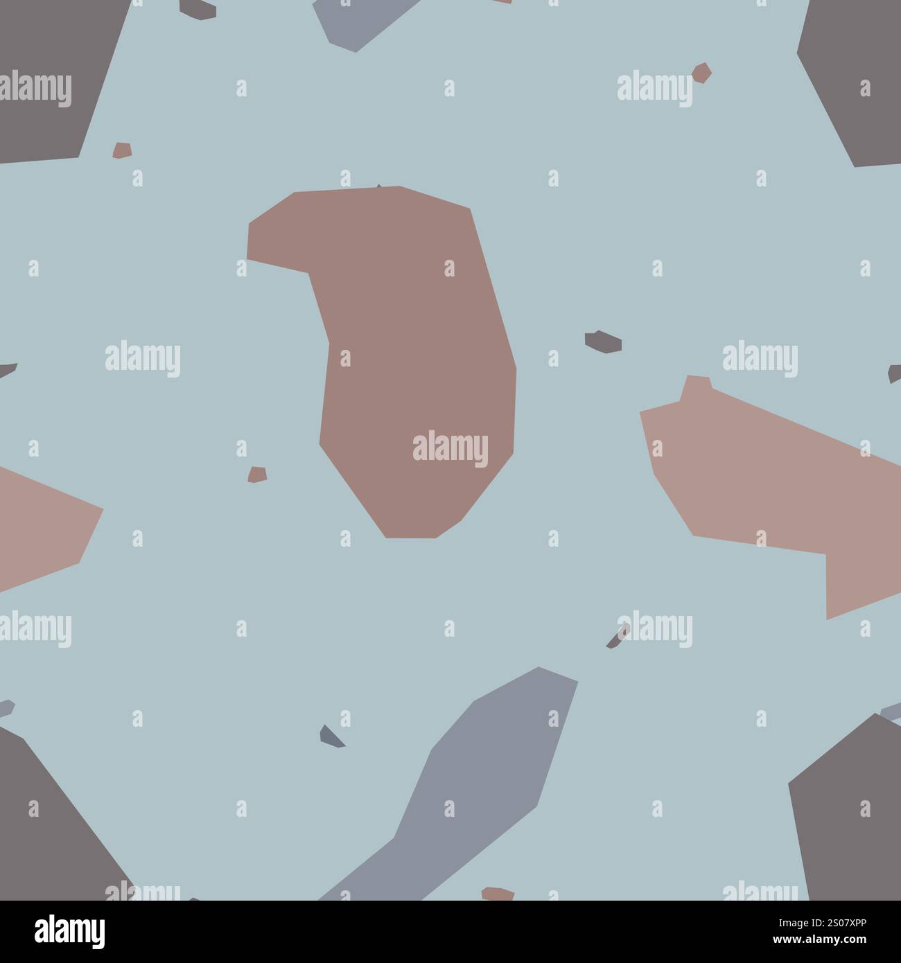 Terrazzo imitation seamless pattern. Realistic marble texture with ...