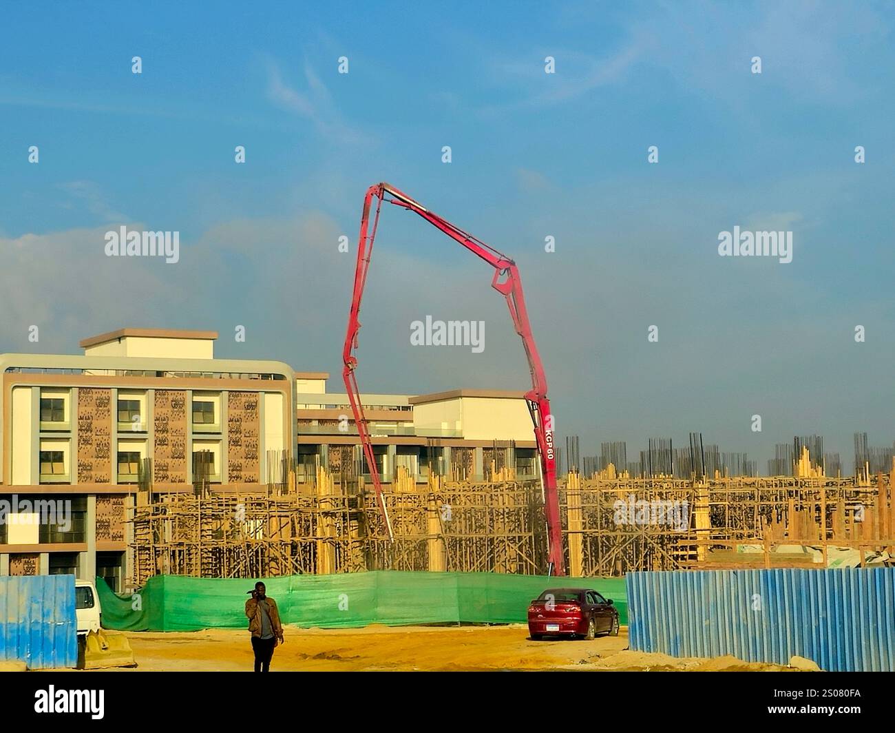 Cairo, Egypt, December 12 2024: New buildings and high rise of ...
