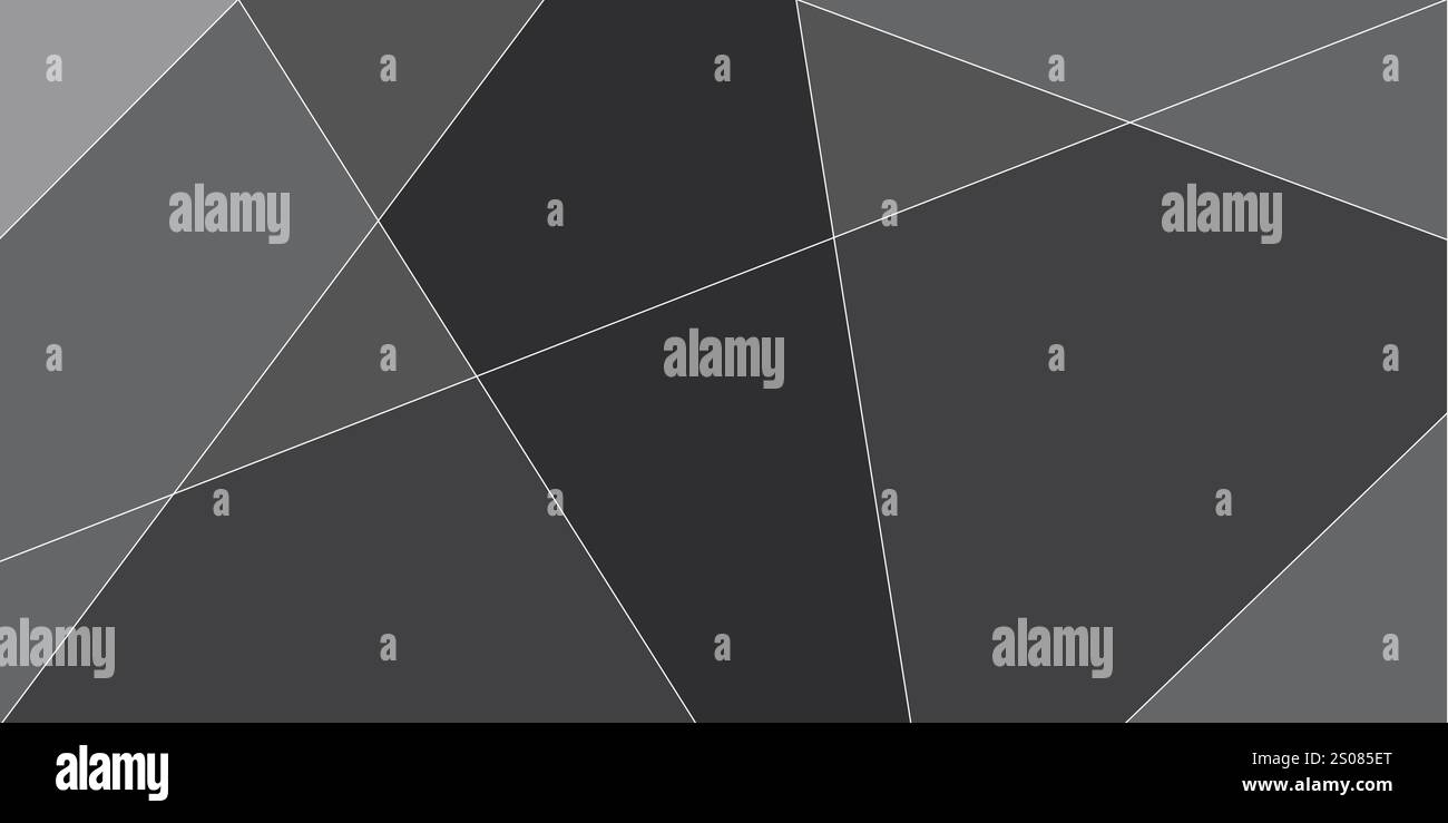 Dynamic Grey Triangle Dark Triangles Mosaic: A Dynamic Geometric Composition of Overlapping ...