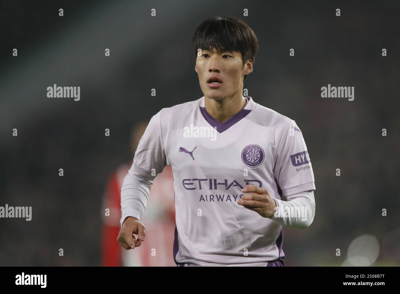 EINDHOVEN Minsu Kim Of Girona FC During The UEFA Champions League eindhoven-minsu-kim-of-girona-fc-during-the-uefa-champions-league