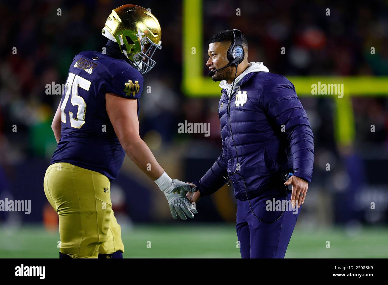 SOUTH BEND, IN - DECEMBER 20: Notre Dame Fighting Irish head coach ...
