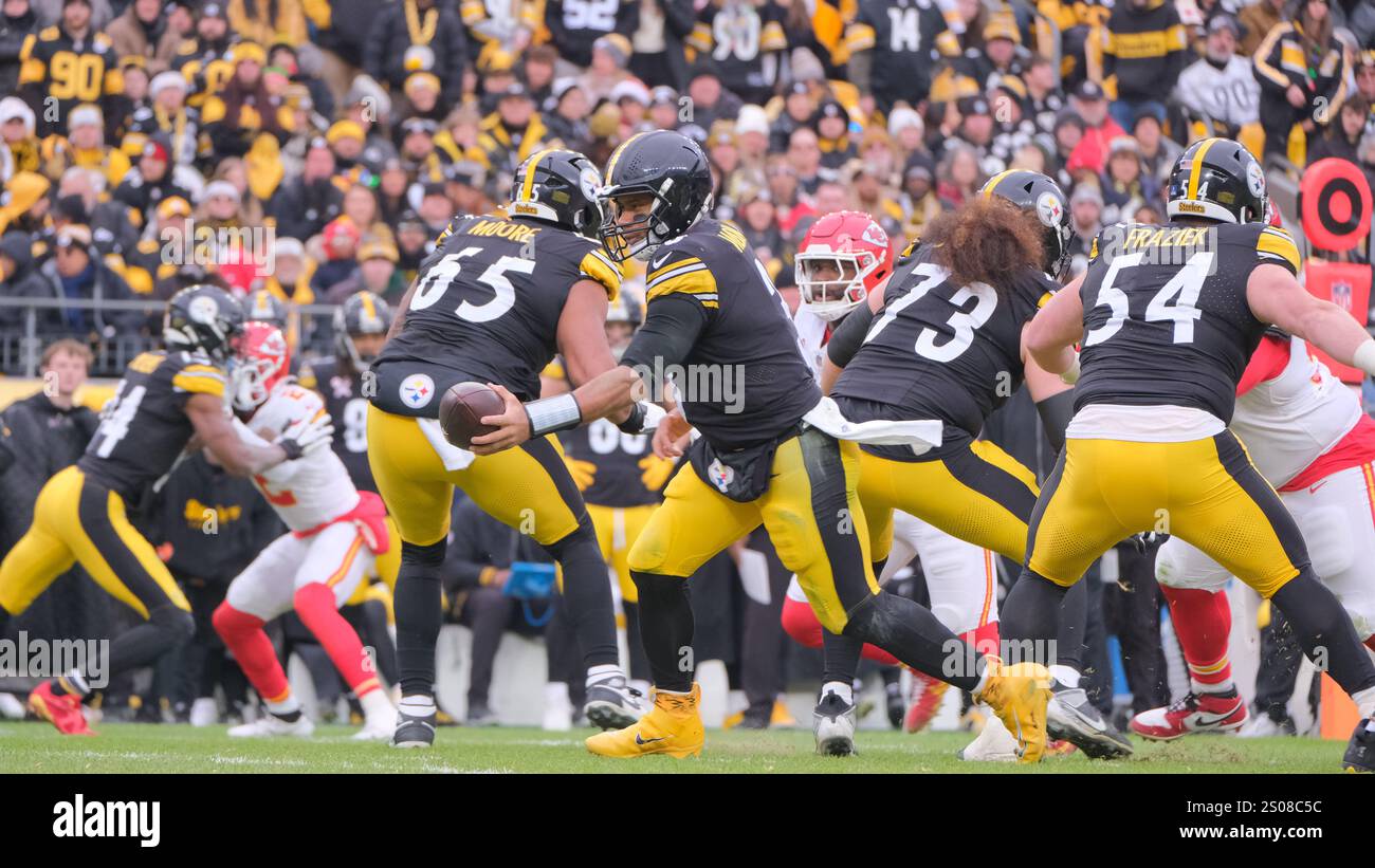 December 25, 2024 Russell Wilson 3 during the Steelers vs Chiefs in