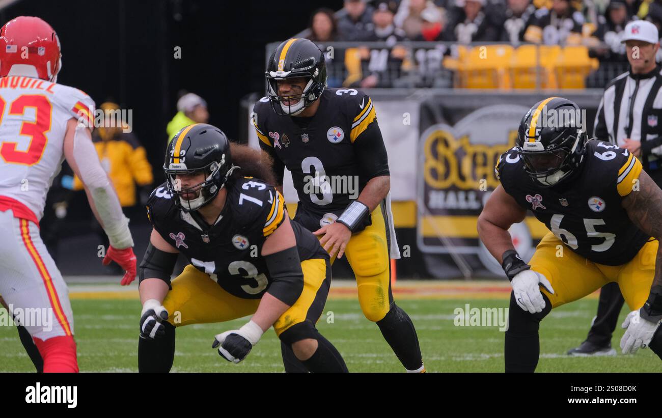 December 25, 2024 Russell Wilson 3 during the Steelers vs Chiefs in