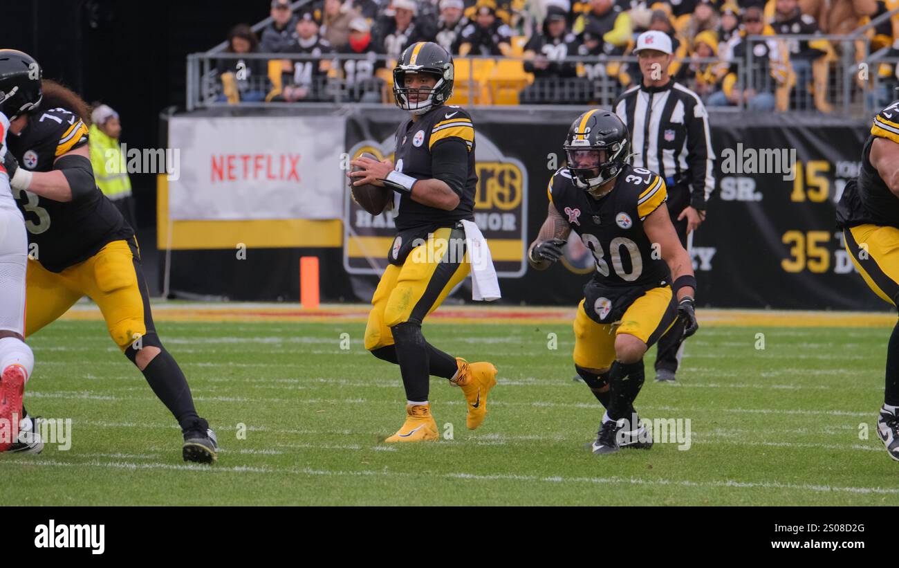 December 25, 2024 Russell Wilson 3 during the Steelers vs Chiefs in