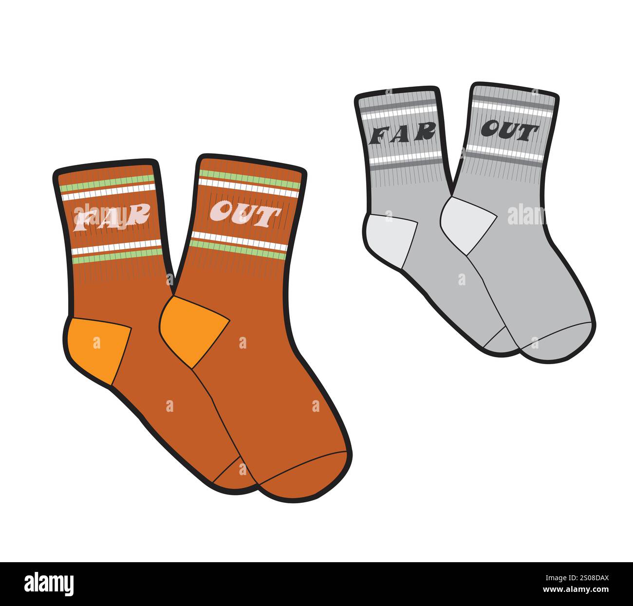 3 Pairs Of Technical Sports Socks Long Bamboo And Cotton Anti-Static - View #5