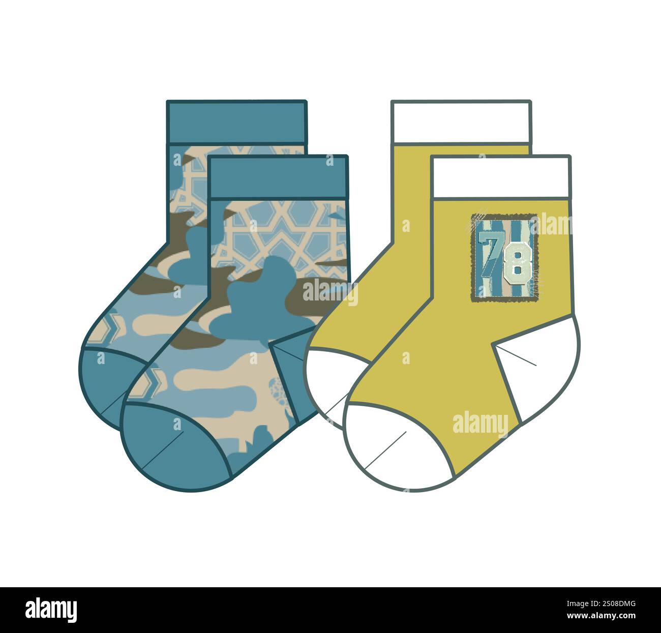Kids stocking clipart hi-res stock photography and images - Alamy