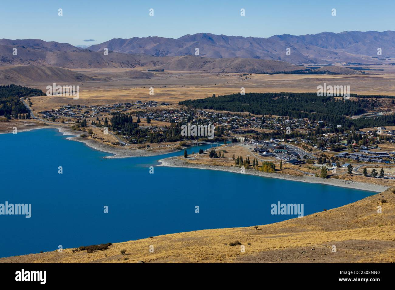 Tekapo New Zealand Stock Photo