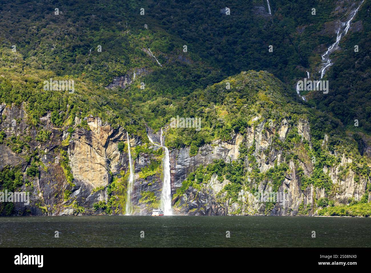 Milford Sound New Zealand Stock Photo