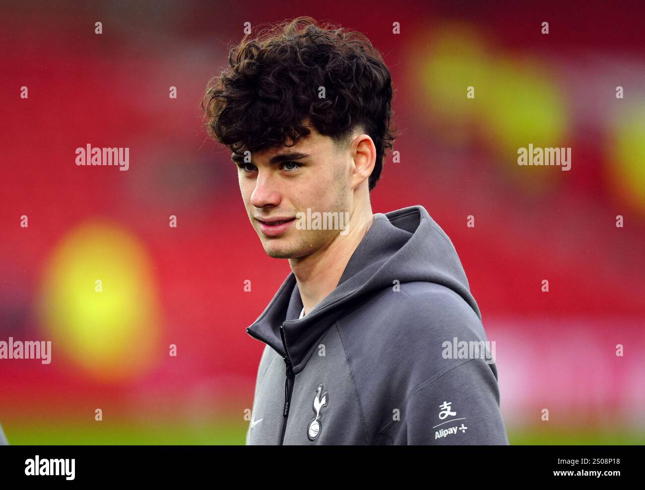 Tottenham Hotspur's Archie Gray ahead of the Premier League match at ...