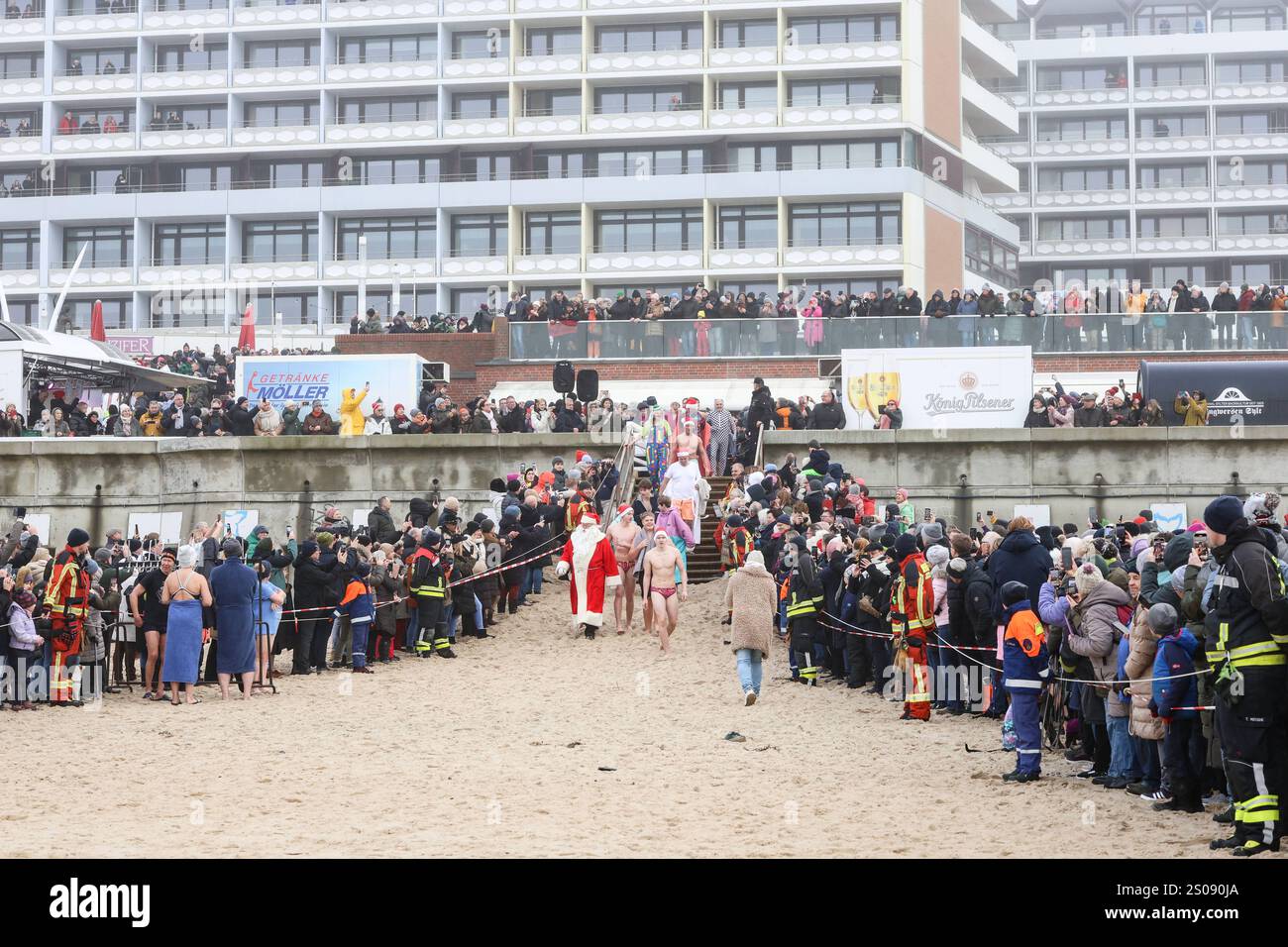 Sylt 38. Weihnachtsbaden, Westerland, 26.12.2024 Feature *** Sylt 38