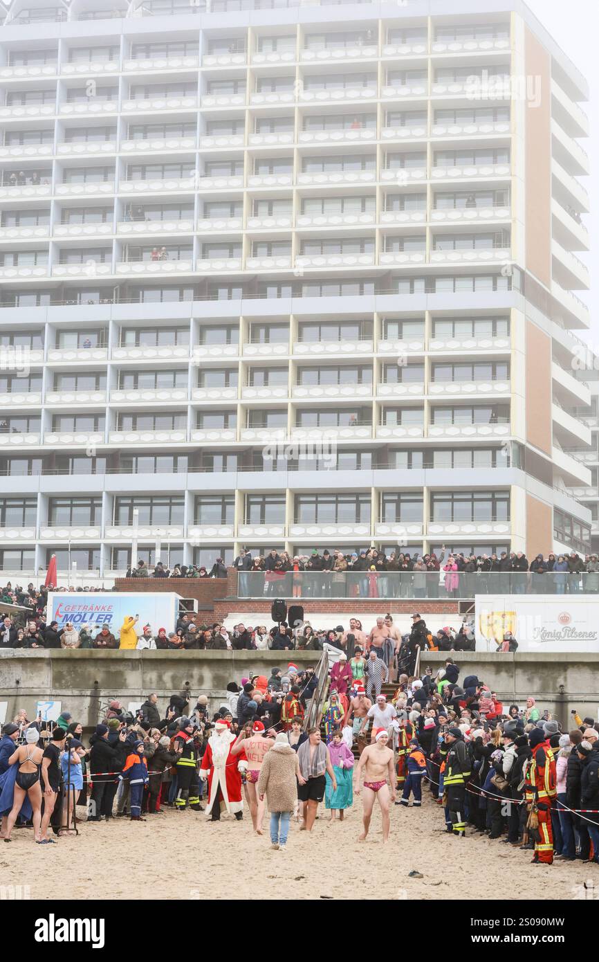 Sylt 38. Weihnachtsbaden, Westerland, 26.12.2024 Feature *** Sylt 38