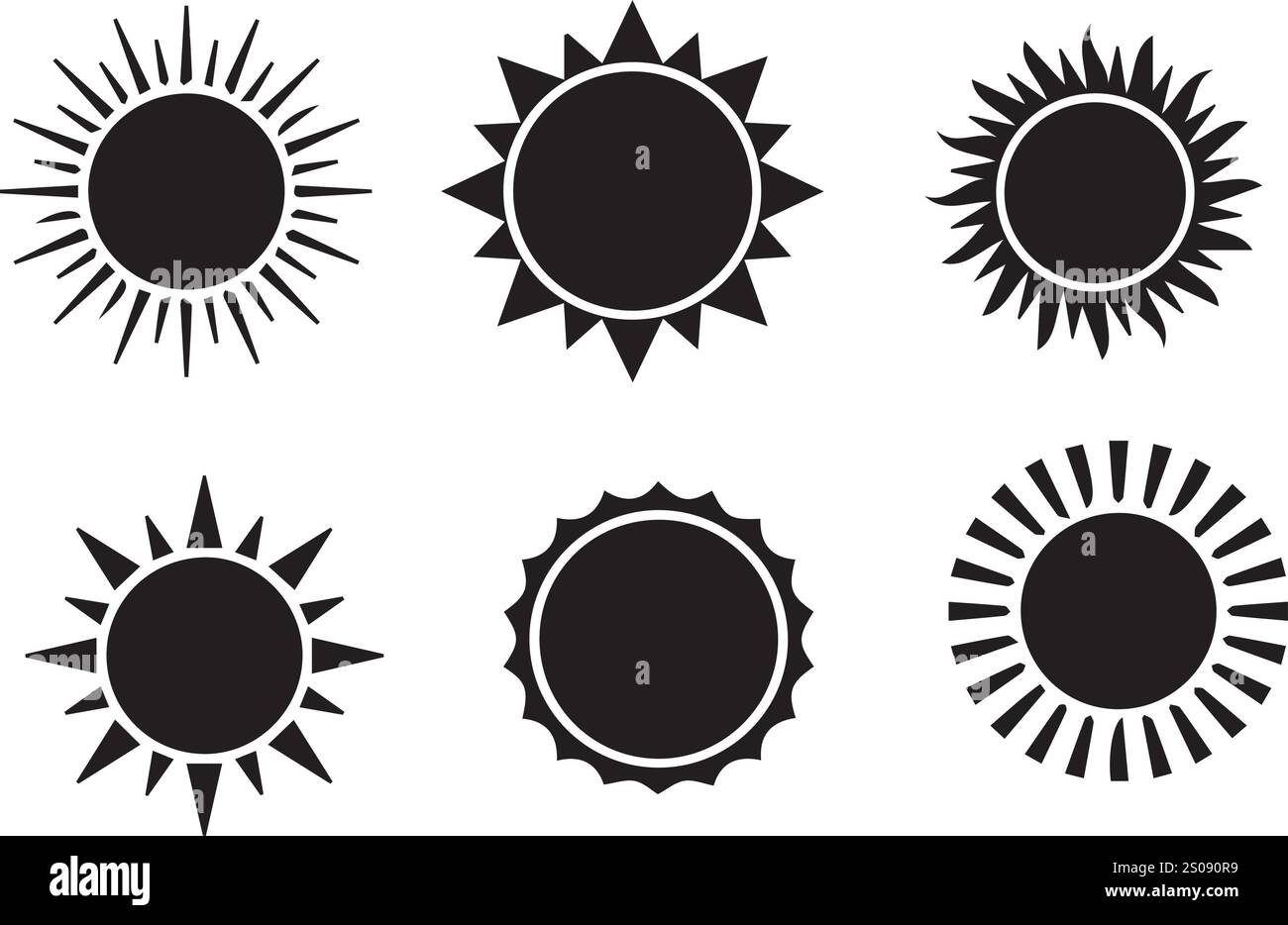 vector colorful sun drawing designs Stock Vector Image & Art - Alamy