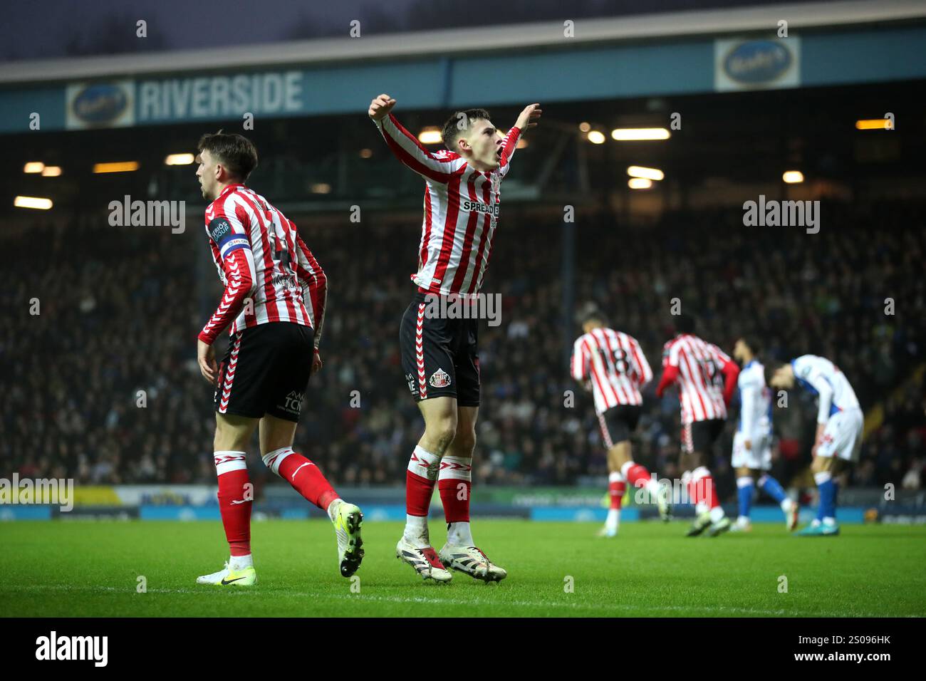 Criss Rigg Sunderland's Chris Rigg celebrates scoring their side's first goal ...