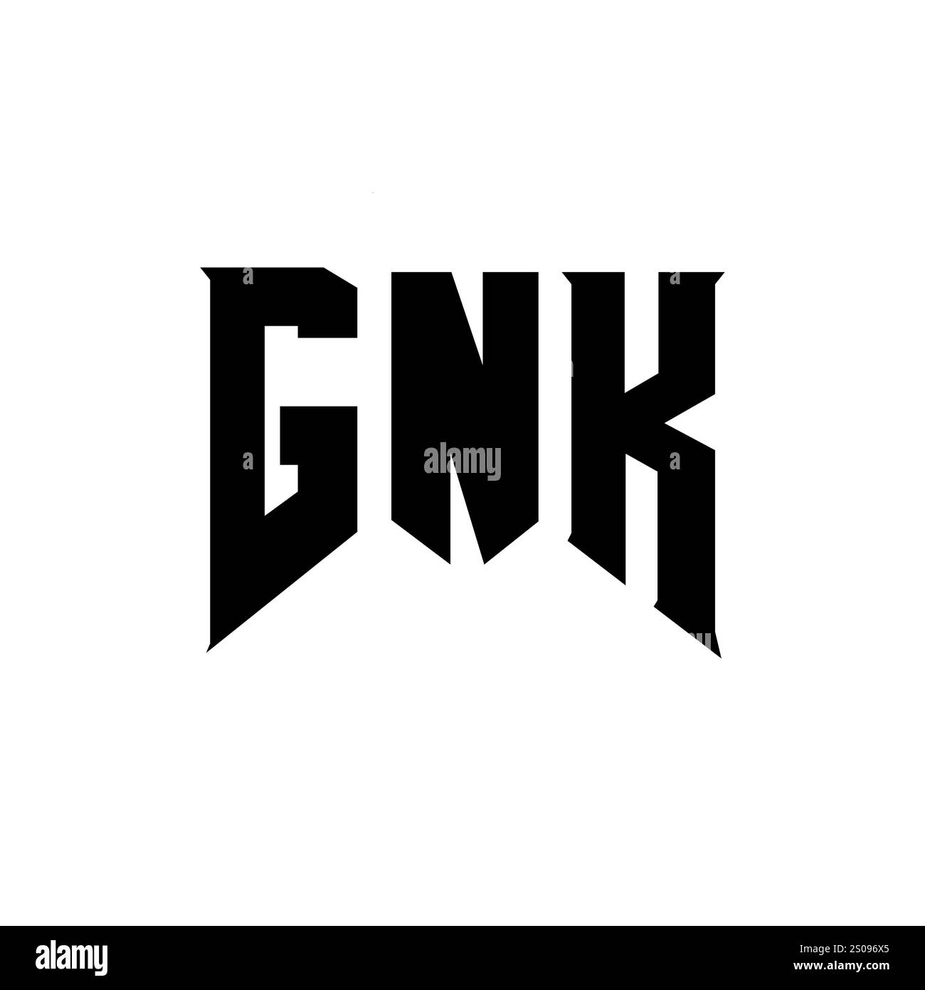 Gnk logo design hi-res stock photography and images - Alamy
