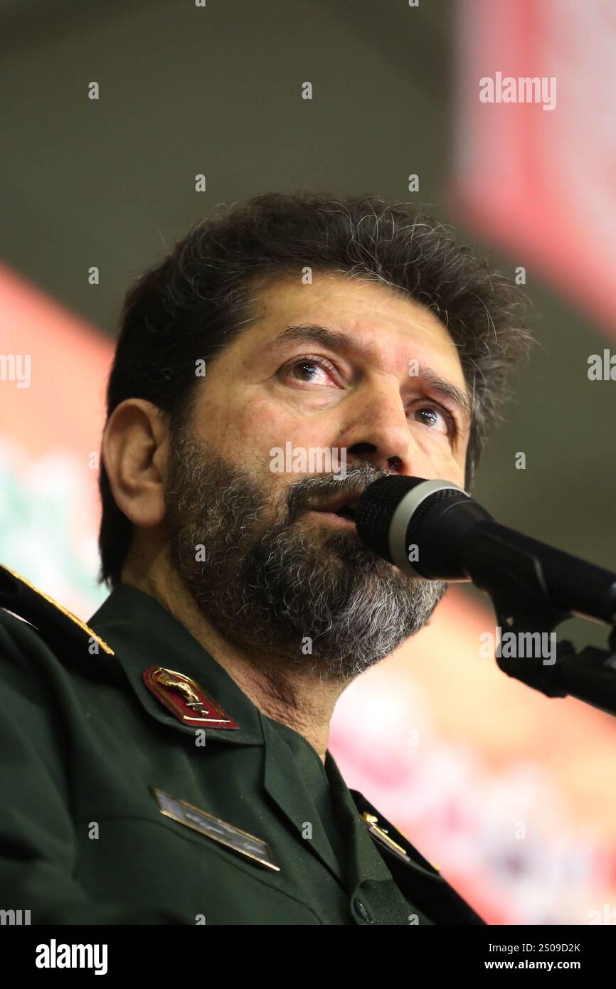 Tehran, Iran. 26th Dec, 2024. Brigadier General HASAN HASSANZADEH, head ...