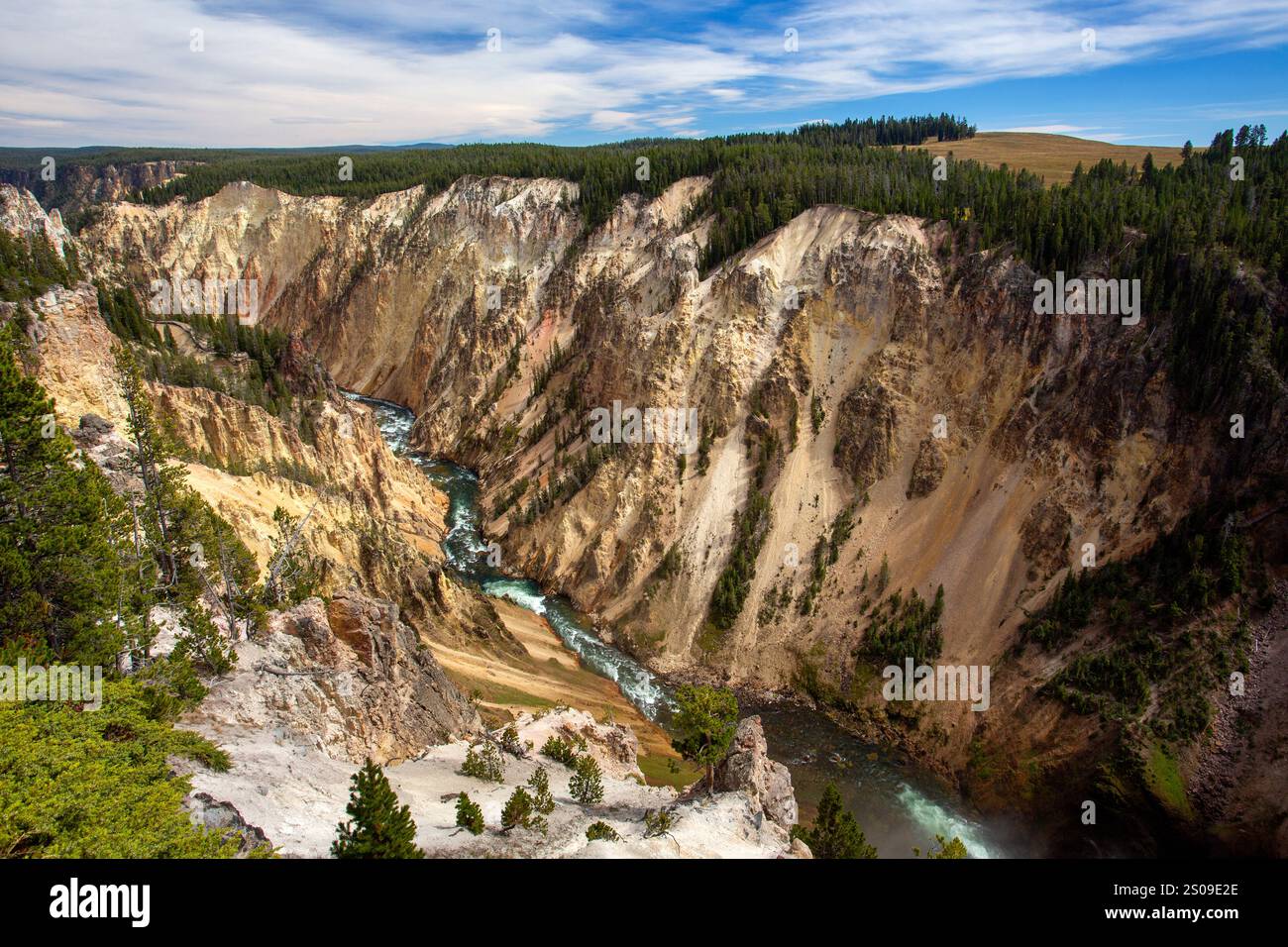 Yellow Flytone Of the yellowstone river hi-res stock photography and images - Alamy
