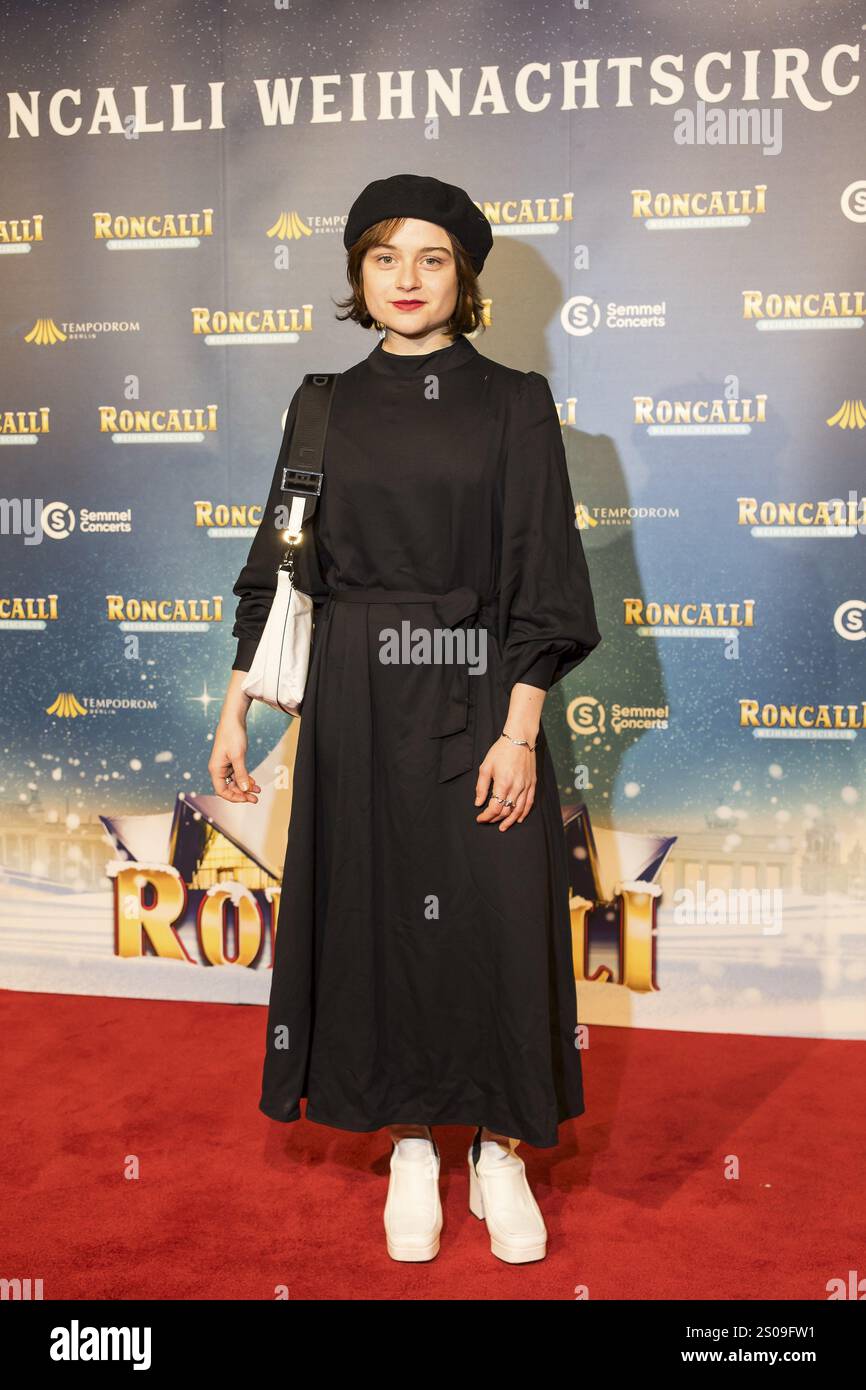 Lena Urzendowsky at the premiere of the 20th Original Roncalli Christmas Circus in Berlin's Tempodrom on 20 December 2024 Stock Photo