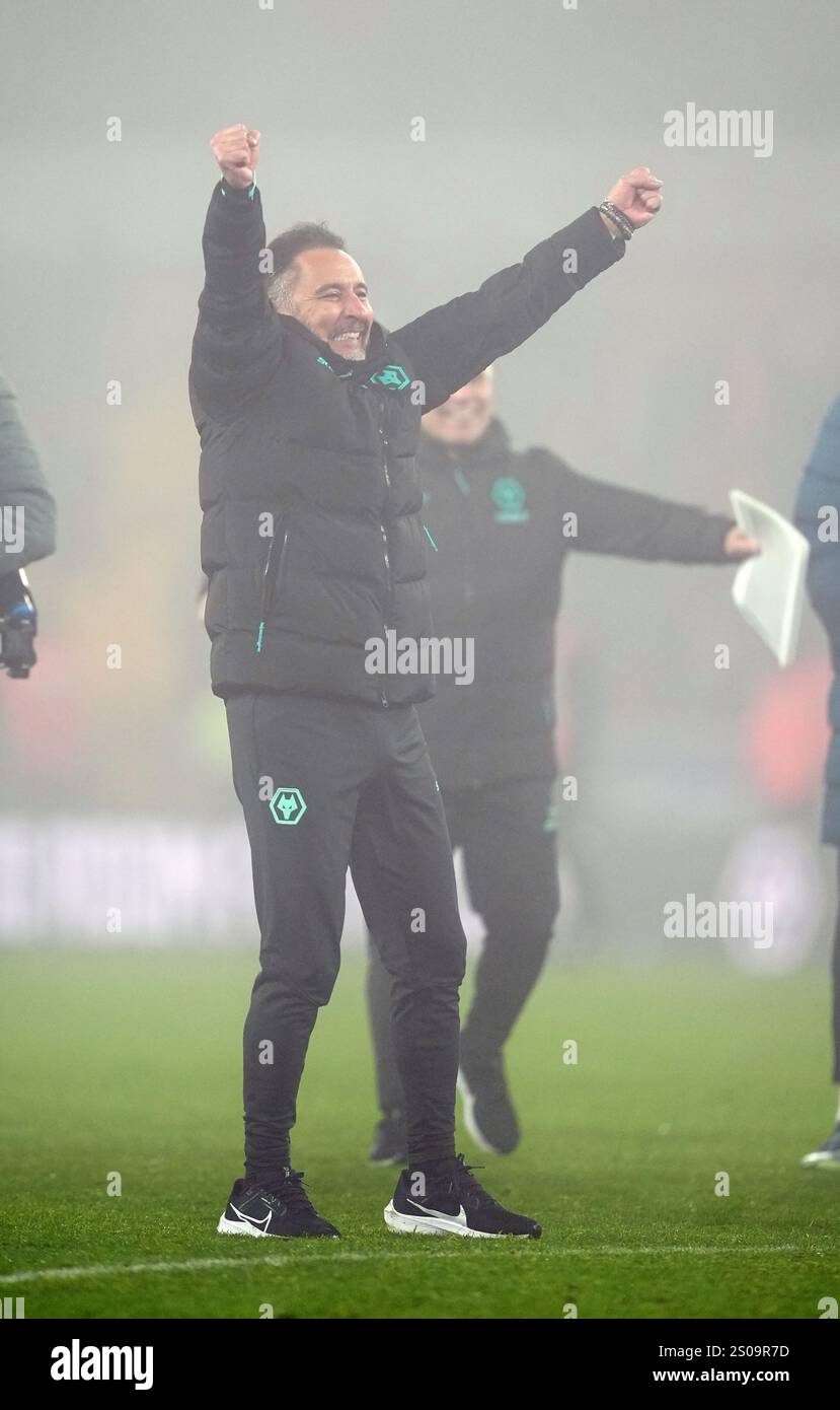 Wolverhampton Wanderers manager Vítor Pereira celebrates after the ...