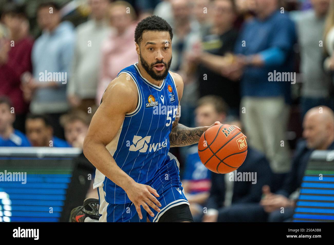 David Muenkat (Frankfurt Skyliners, #55), GER, MHP Riesen Ludwigsburg ...