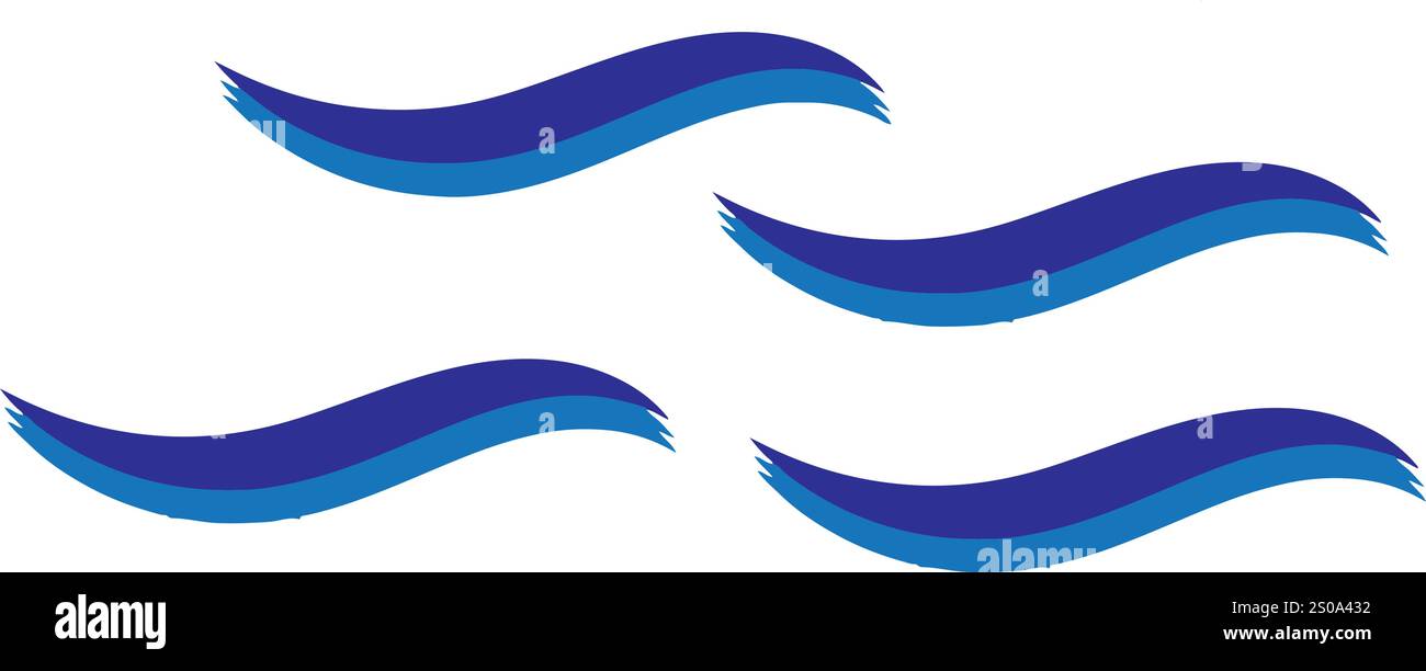vector wind, weather, wave illustration Stock Vector Image & Art - Alamy