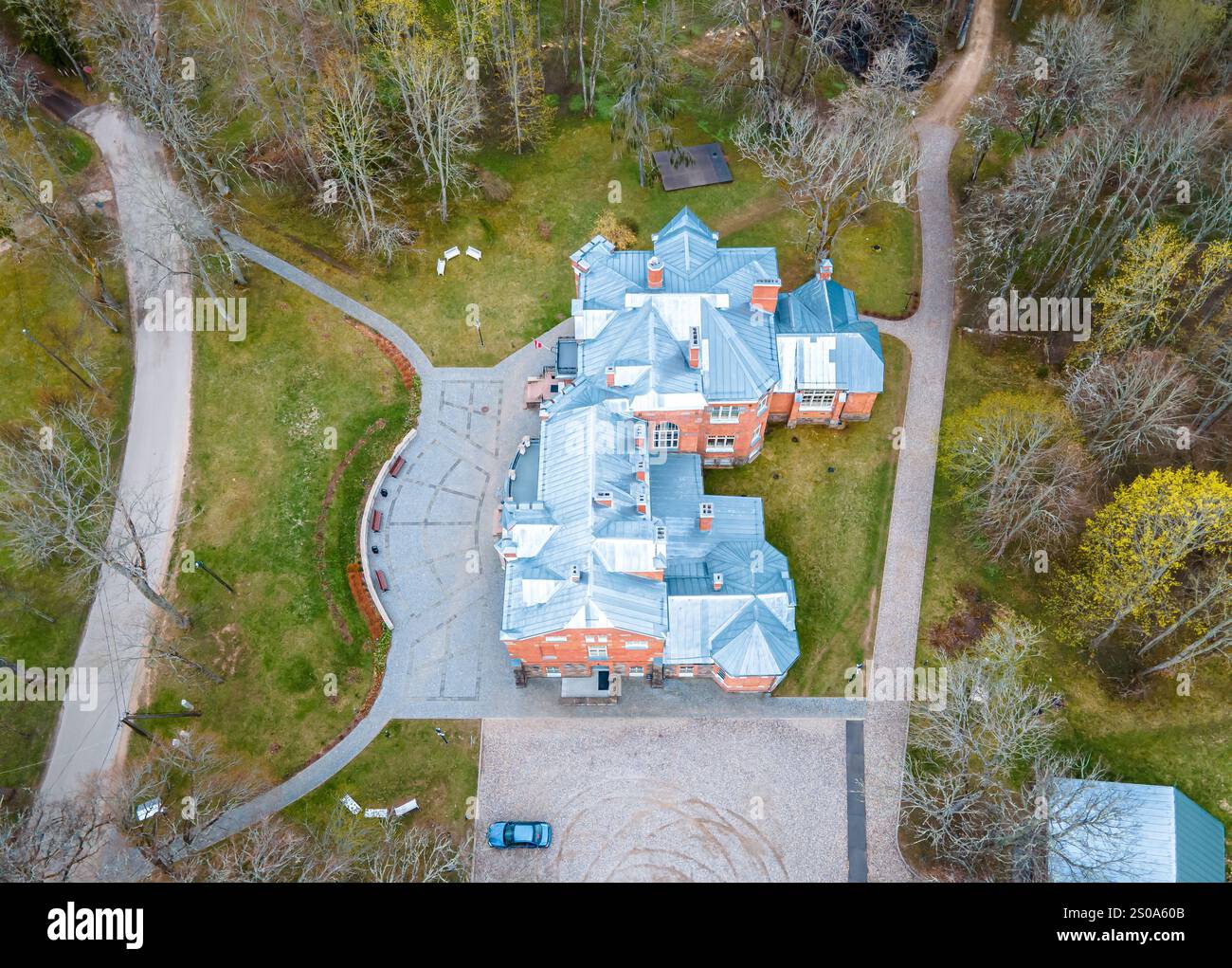Aerial rural complex large facility hi-res stock photography and images ...