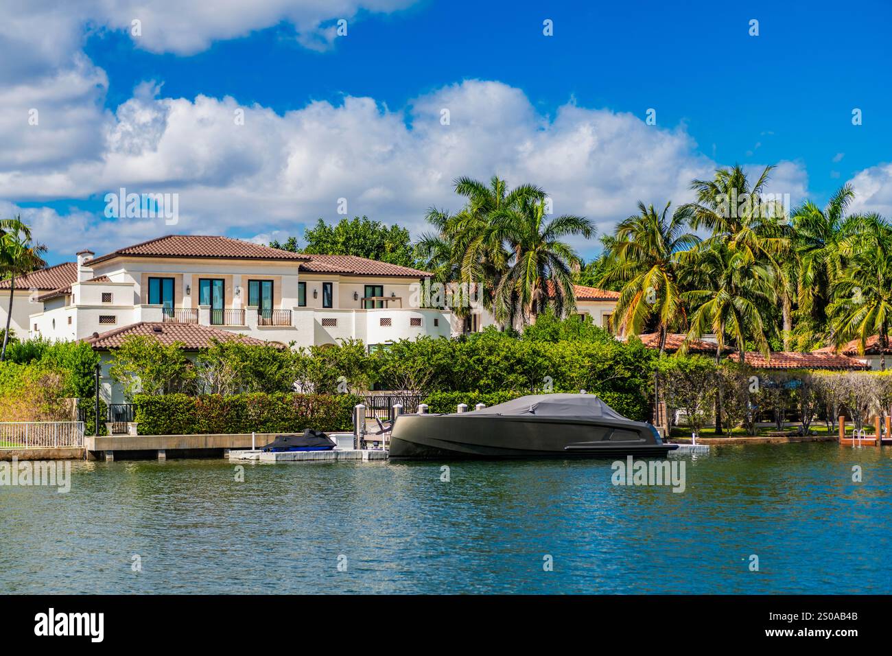 Image showcasing Residential architecture and yacht. Modern building. Residential ...