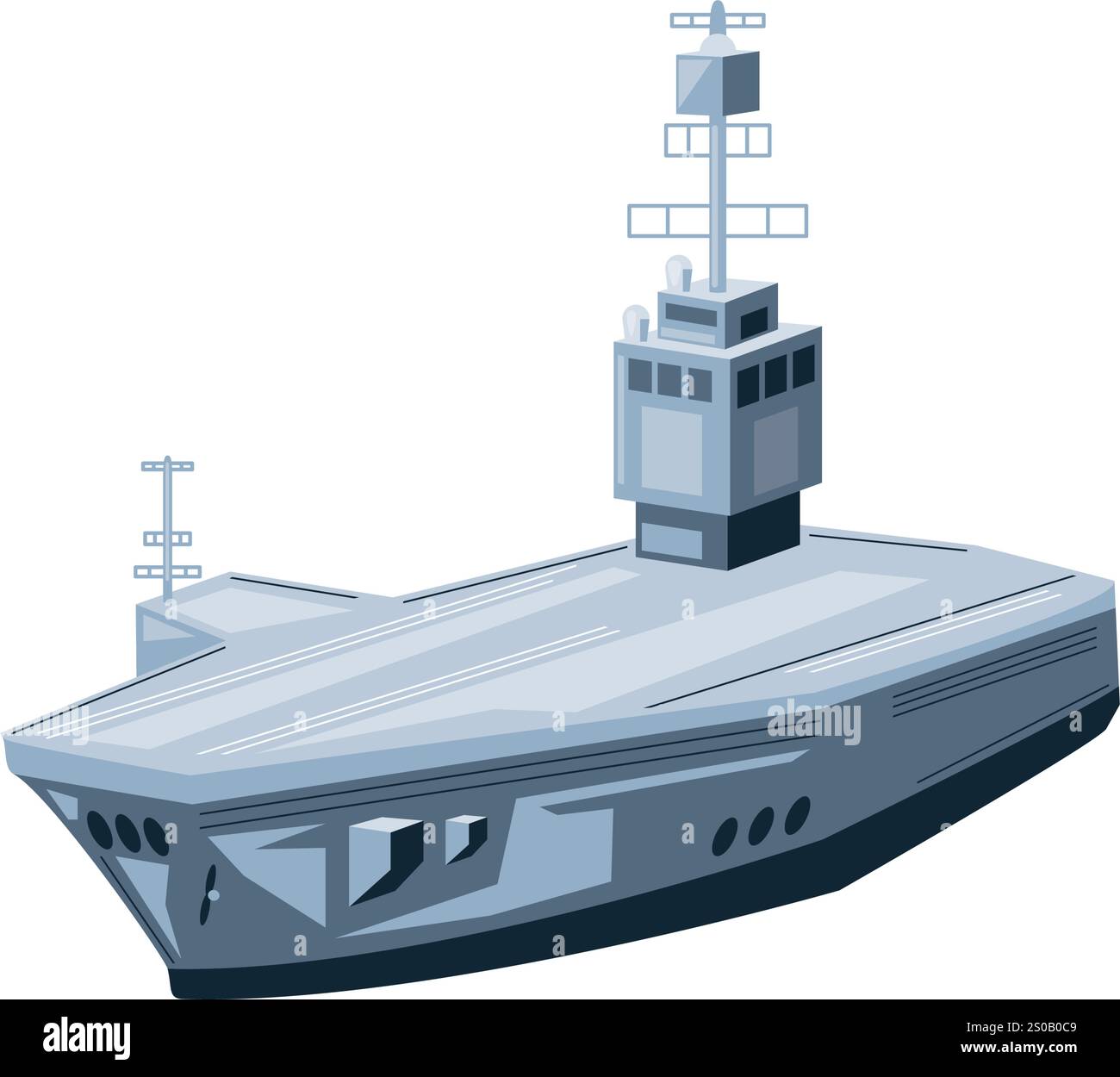 navy ship aircraft carrier Stock Vector