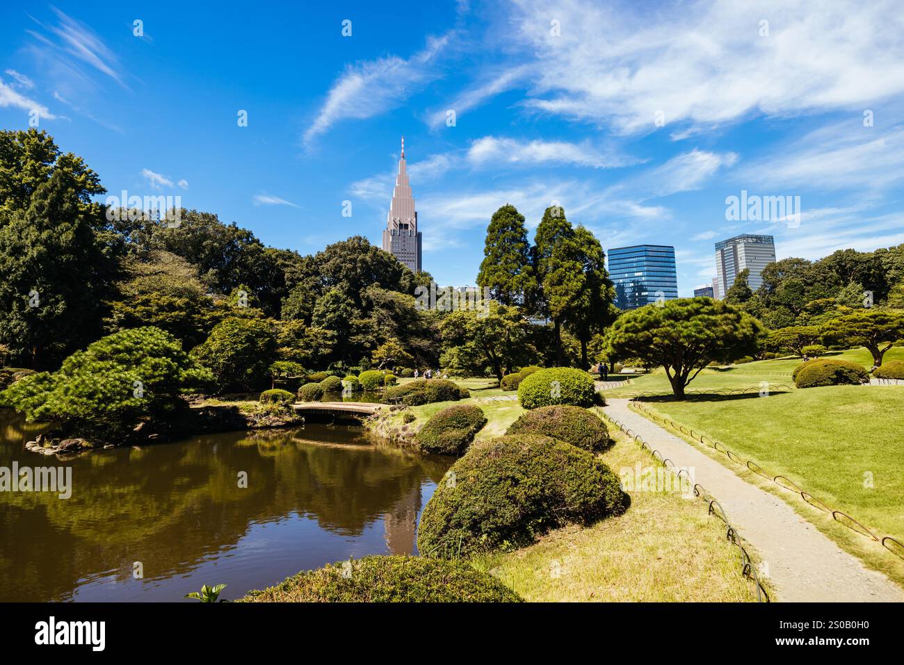 Shinjuku Gyoen National Garden in Tokyo Japan Stock Photo - Alamy