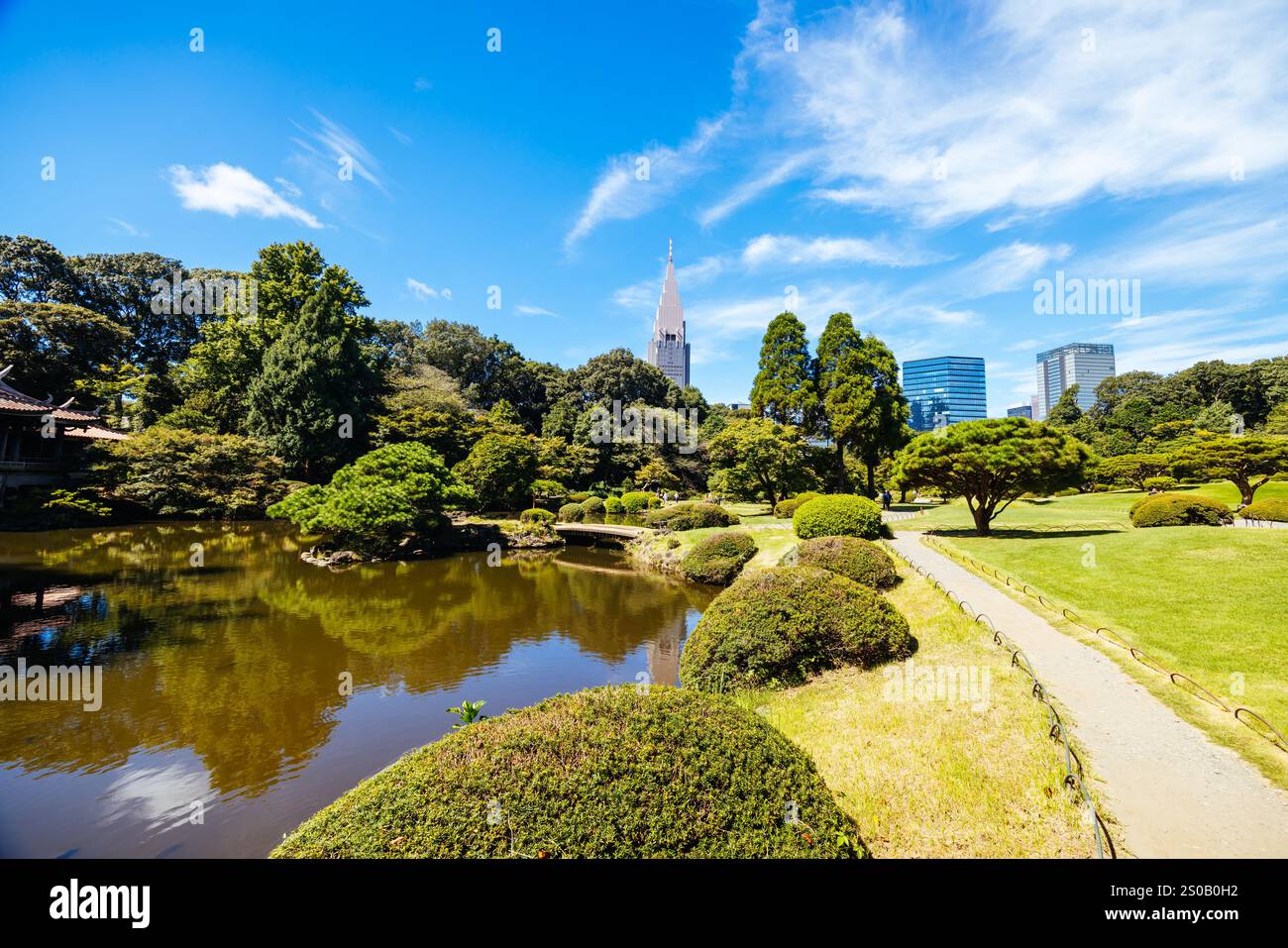 Shinjuku Gyoen National Garden in Tokyo Japan Stock Photo - Alamy