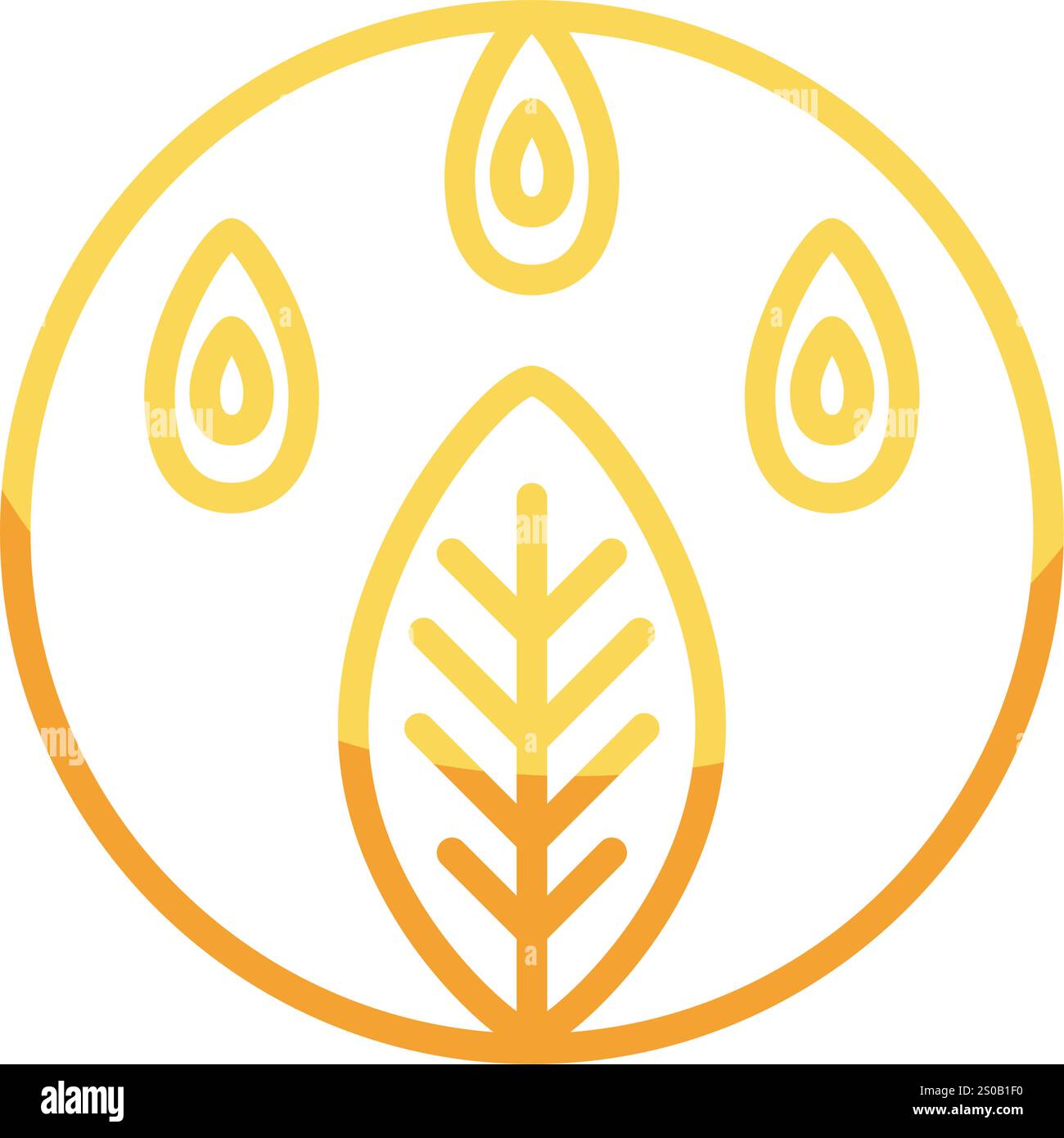 dosha kapha ayurvedic Stock Vector