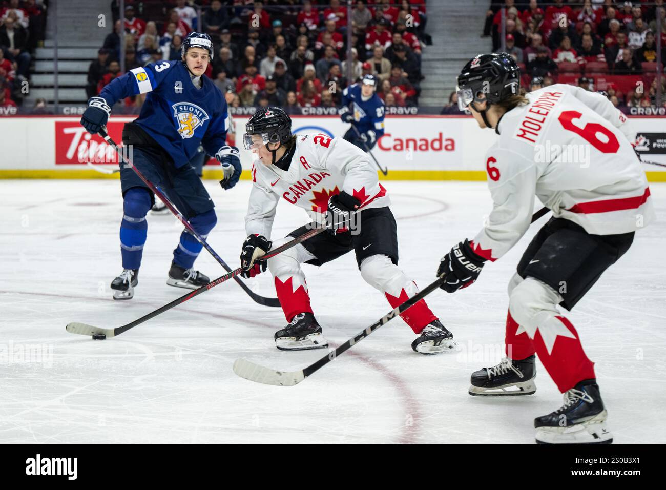 241226 Kalle Kangas of Finland and Calum Ritchie of Canada during the