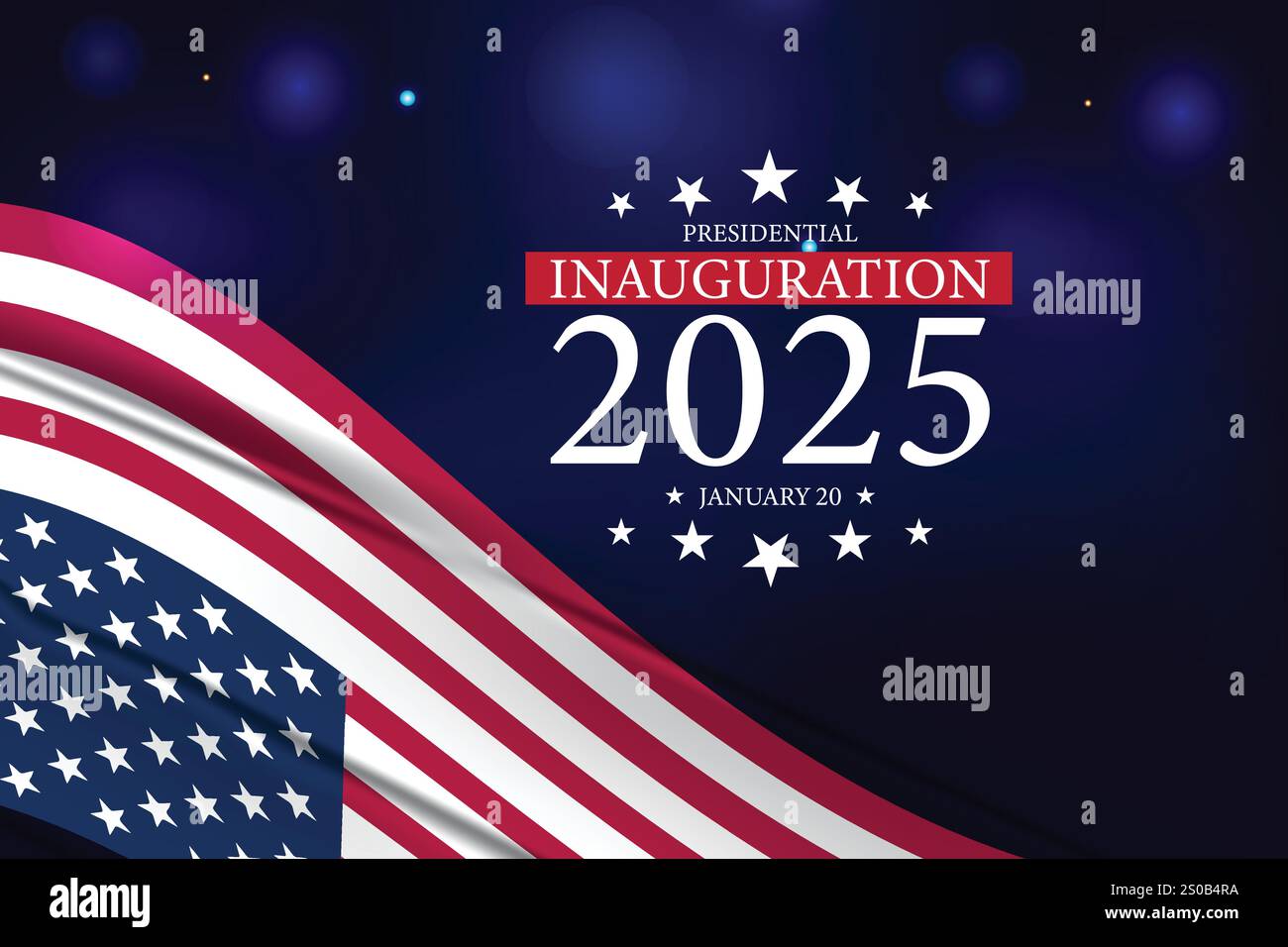 A historic moment capturing the 2025 presidential inauguration ceremony