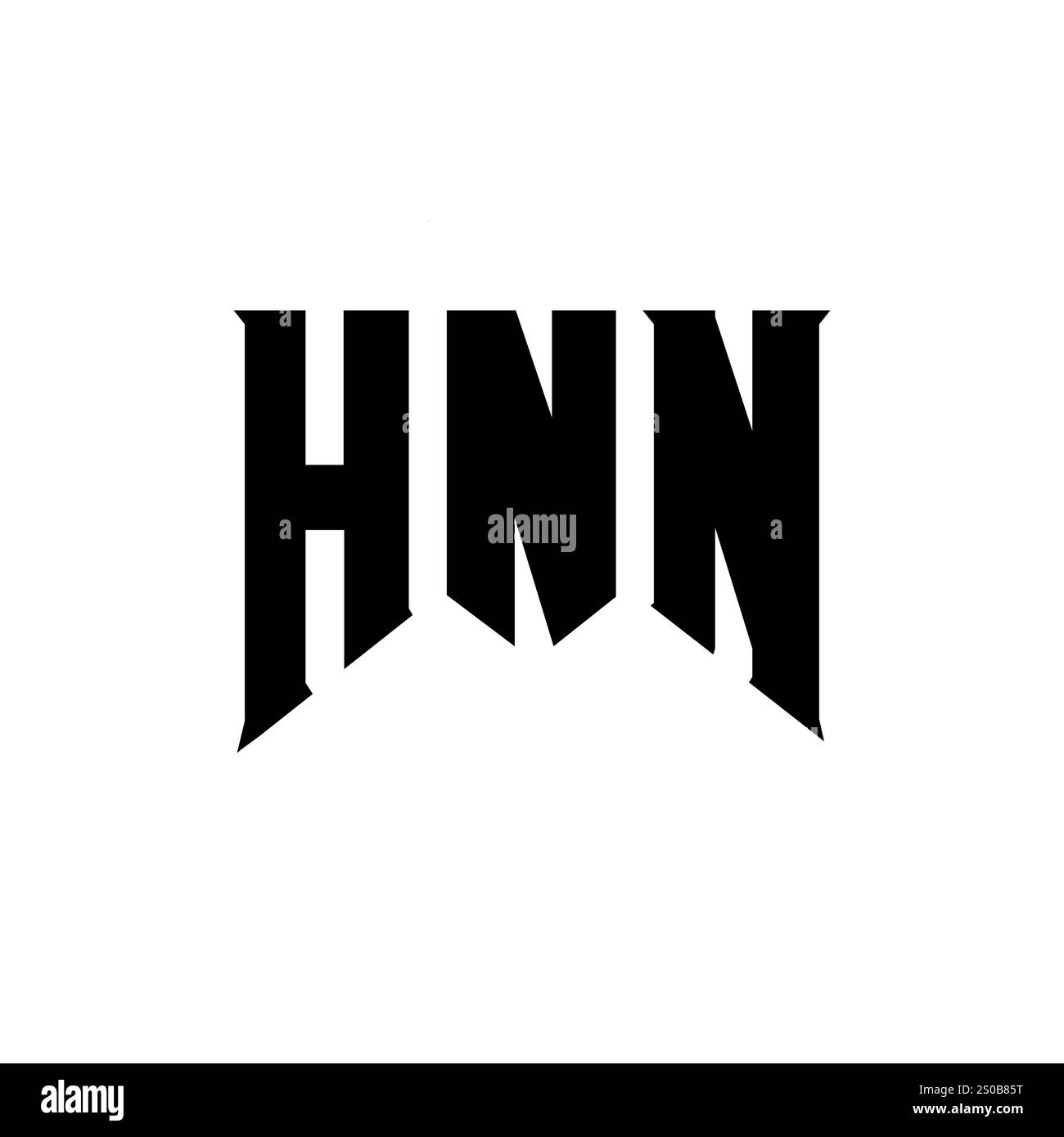 Hnn logo design hi-res stock photography and images - Alamy