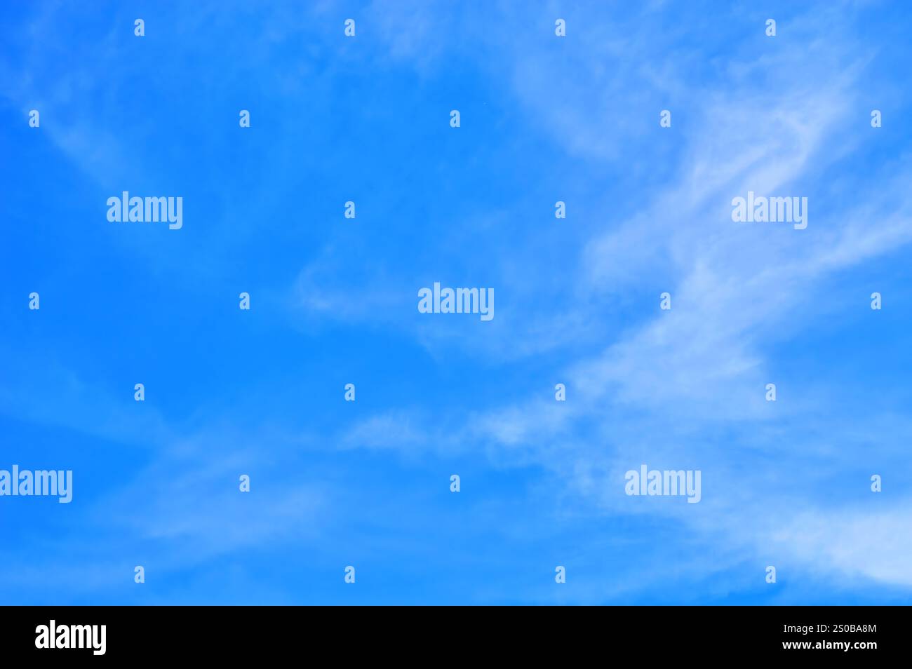 vivid blue sky with white clouds for background wallpaper Stock Photo ...