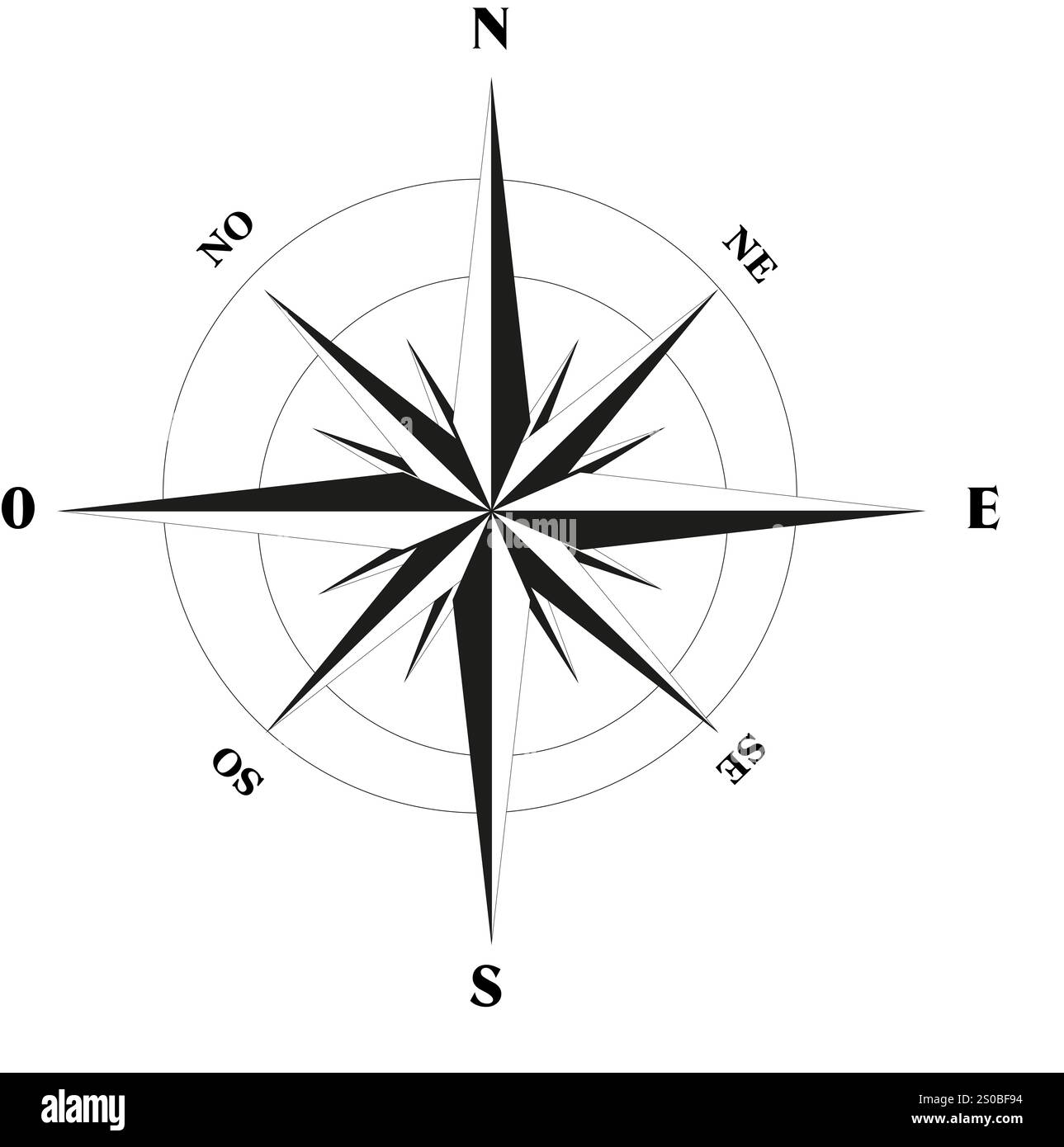 Map and compass Cut Out Stock Images \u0026 Pictures - Page 2 - Alamy, image size:1289x1390