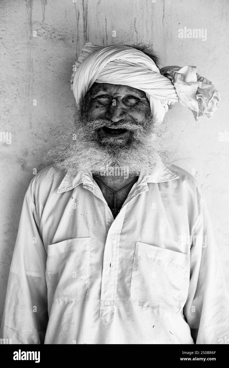 Indian cotton farmers. Stock Photo