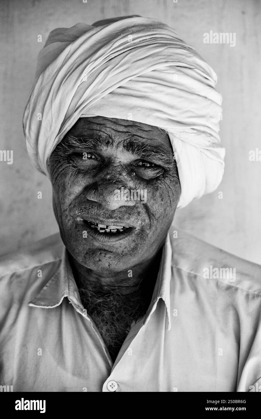 Indian cotton farmers. Stock Photo