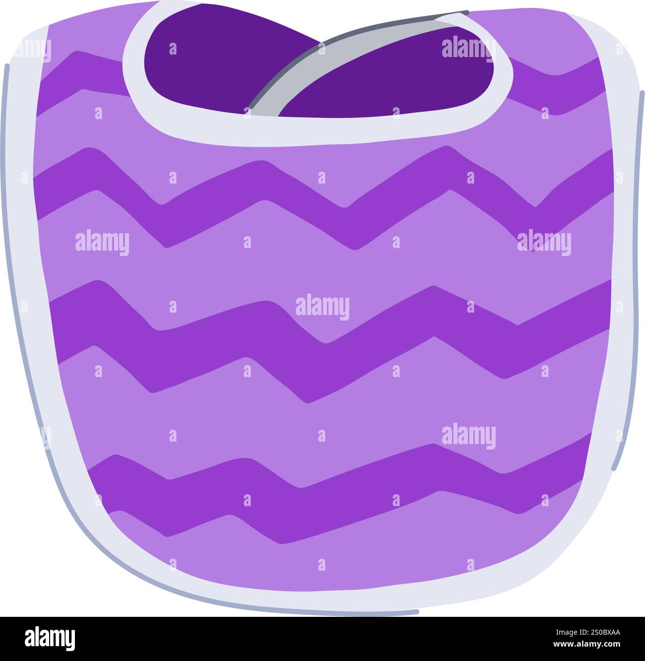organic burp cloths cartoon vector illustration Stock Vector Image ...