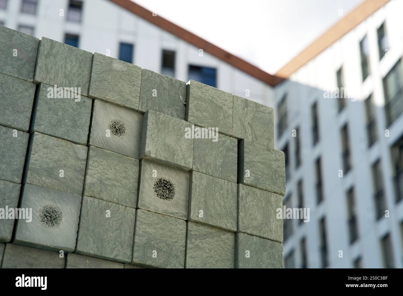 Curated visual reference: Gallery Detail: Building Material Made From Recycled Plastic Waste Circular And