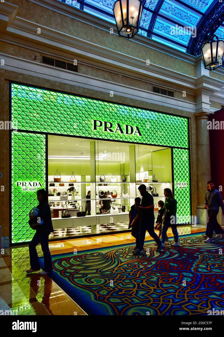 Prada shop front hi-res stock photography and images - Alamy