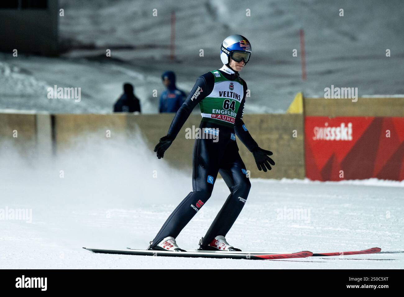 WELLINGER Andreas (Deutschland) im Ziel, SUI, FIS Viessmsann Skisprung