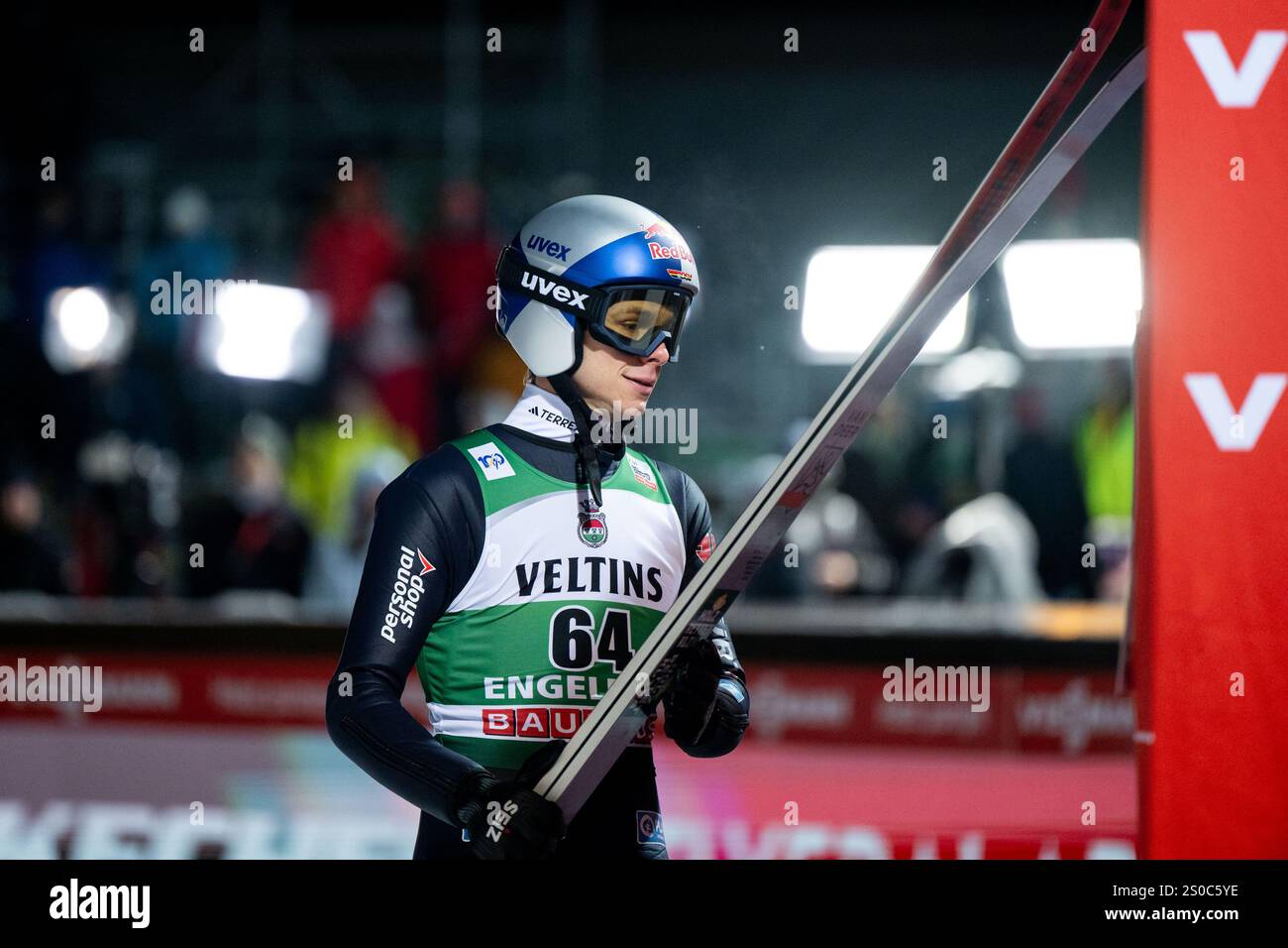 WELLINGER Andreas (Deutschland) im Ziel, SUI, FIS Viessmsann Skisprung