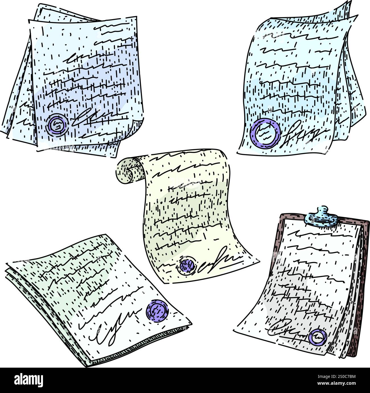 Contract amendment Cut Out Stock Images & Pictures - Alamy