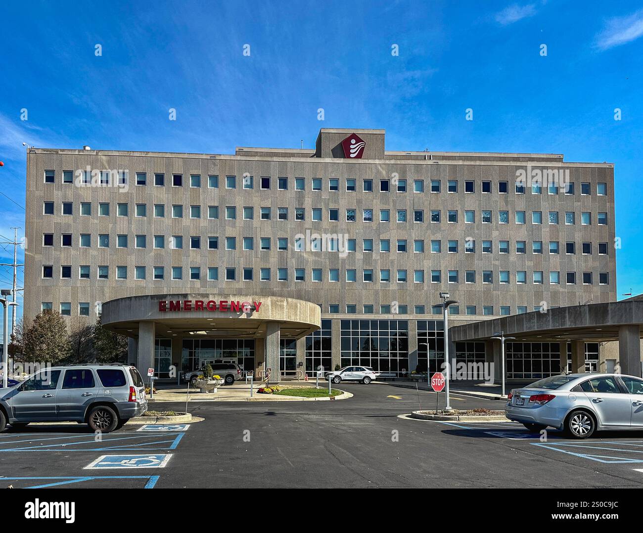 Munster Community Hospital and Emergency Room, Munster, IN USA Stock Photo