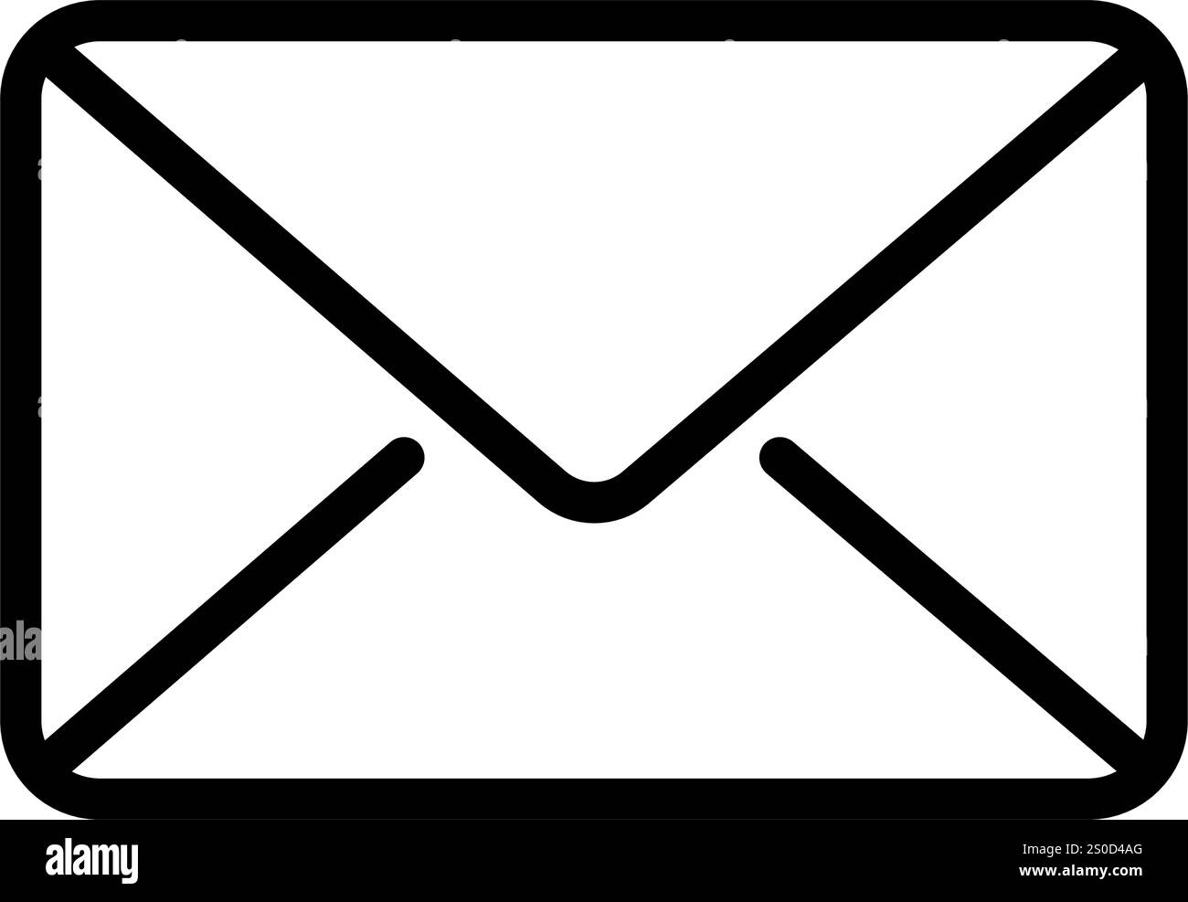 mail envelope icon Stock Vector Image & Art - Alamy