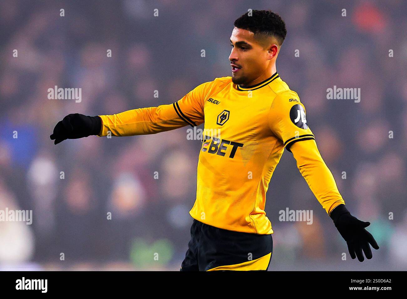 Wolves Gomez Wolverhampton, UK. 26th Dec, 2024. Joao Gomes of Wolverhampton ...