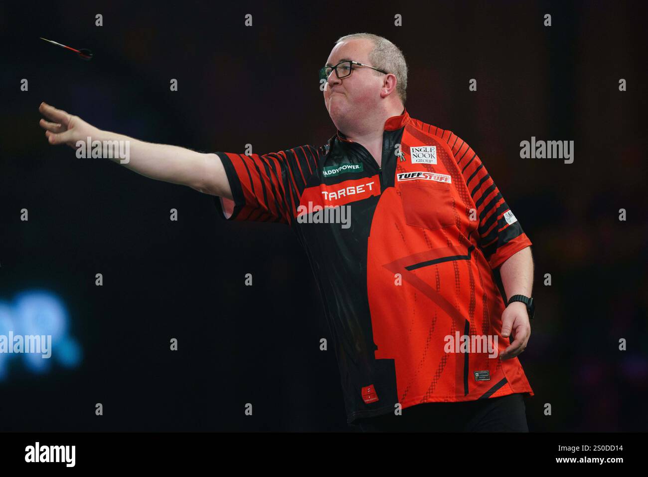 Steven Bunting during his 3rd round match against Mark Razma in during