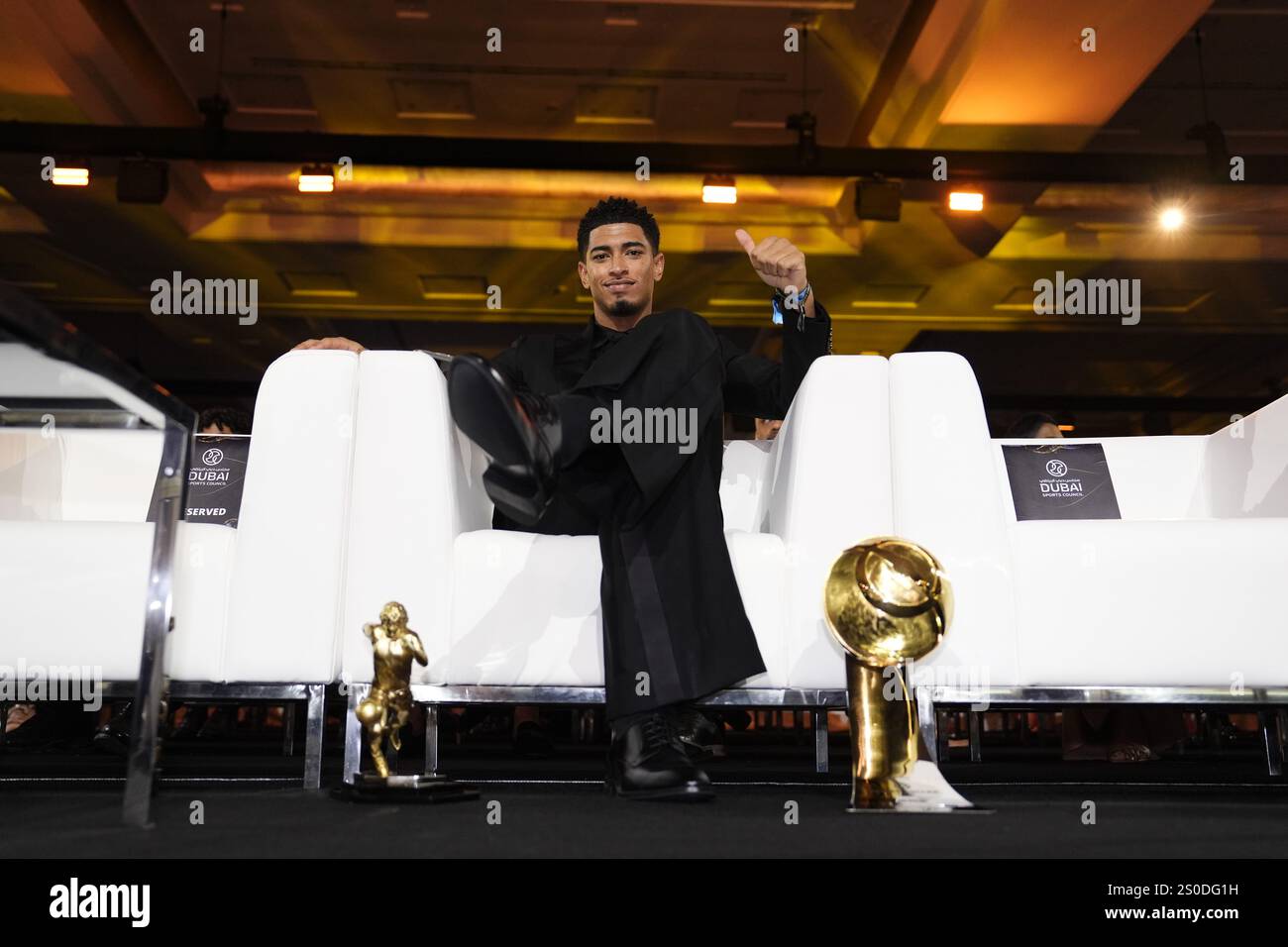 Jude Belligham Professional Footballer during the Globe Soccer Awards